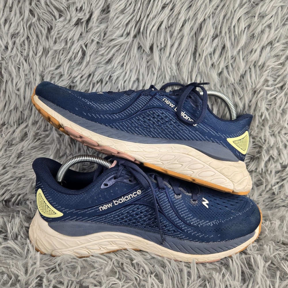 New Balance Fresh Foam X 860v13 Womens 11 Navy Blue‎ Pink Running Shoes W86013A